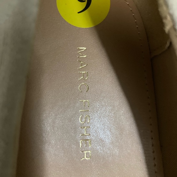 Marc Fisher Men's Taupe Suede Slip-Ons - Picture 3 of 6